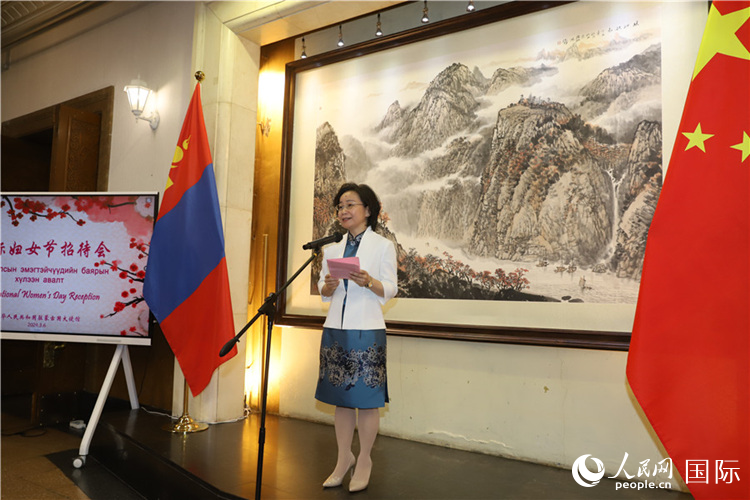 沈大使致辭。人民網(wǎng)記者 霍文攝