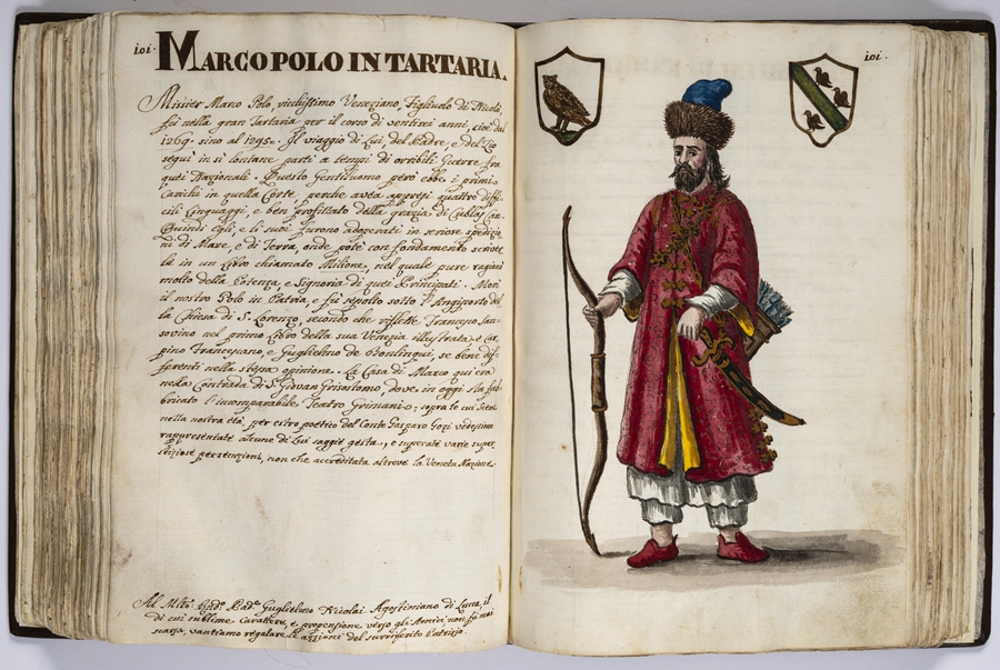 “馬可·波羅的世界”展覽的部分展品。威尼斯市立博物館基金會供圖