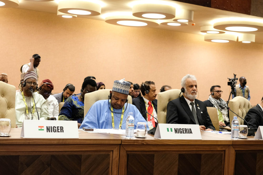 1月20日，與會代表出席在烏干達首都坎帕拉舉行的不結(jié)盟運動第19次峰會閉幕式。新華社發(fā)（阿佳拉·納瓦達攝）